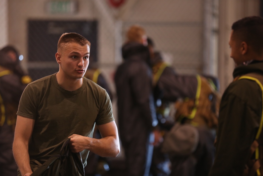 Decontamination Platoon and Identification and Detection Platoon with CBIRF refine their skills during Advanced Decontamination/Identification and Detection Training