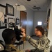Soldier receives eye exam at Operation Reserve Care