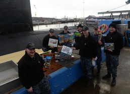 PCU Colorado (SSN 788) Gets in the Christmas Spirit with Toys for Tots