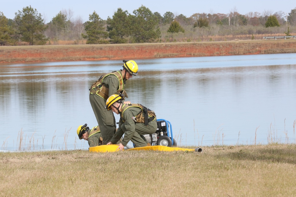 Decontamination Platoon and Identification and Detection Platoon with CBIRF refine their skills during Advanced Decontamination/Identification and Detection Training