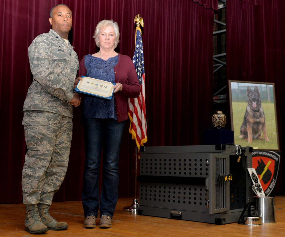 Team Mildenhall suffers loss of third MWD in 2017