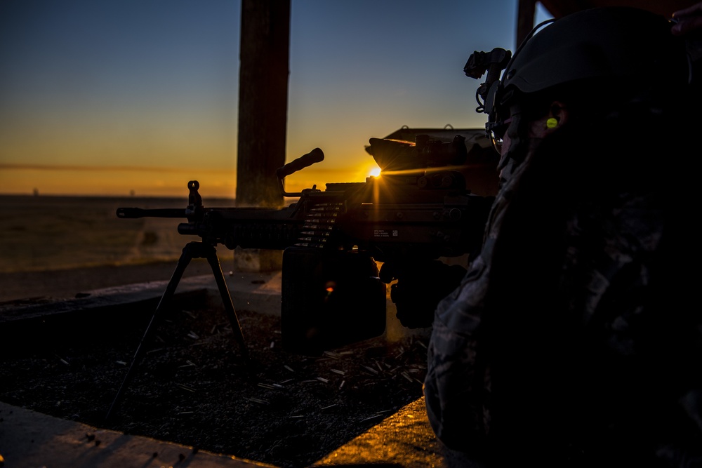 Day or Night 9th Security Forces Defenders Stay Sharp