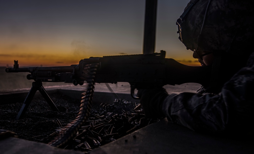 Day or Night 9th Security Forces Defenders Stay Sharp