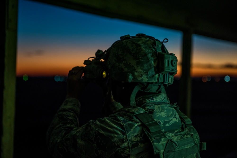 Day or Night 9th Security Forces Defenders Stay Sharp