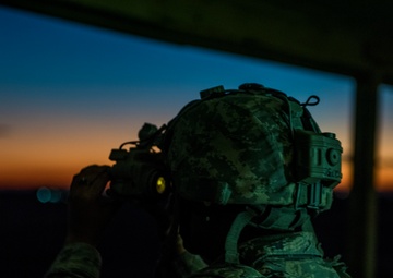 Day or Night 9th Security Forces Defenders Stay Sharp