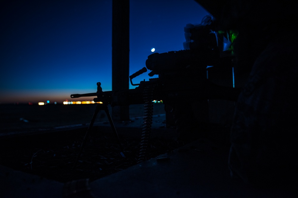 Day or Night 9th Security Forces Defenders Stay Sharp