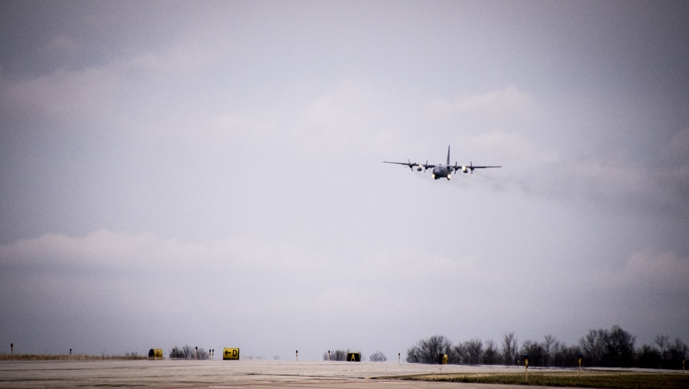 Col. James R. Camp takes final flight at 179th Airlift Wing