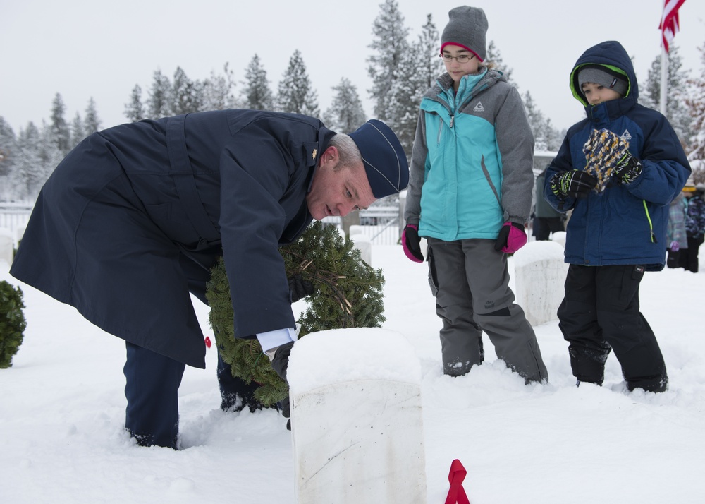 Reading the names of the fallen