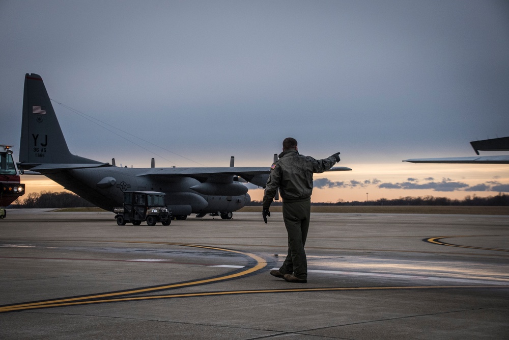 Col. James R. Camp takes final flight at 179th Airlift Wing