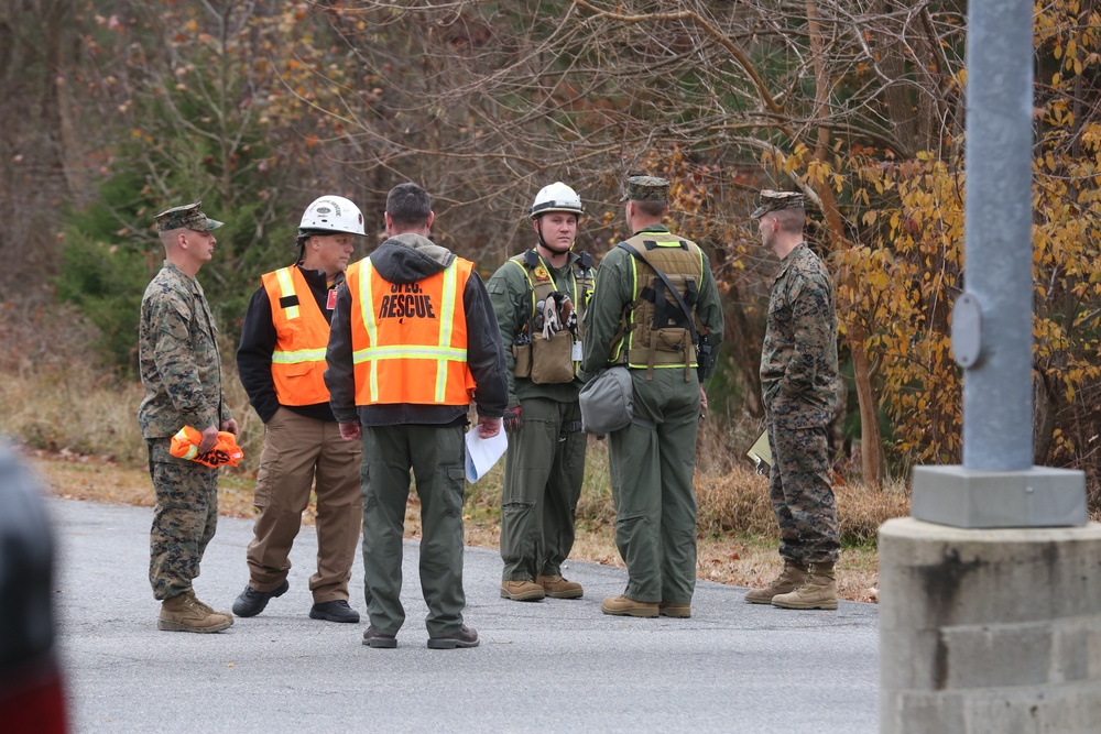 CBIRF Marines conduct realistic CBRNE response at headquarters building