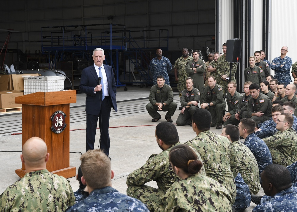SECDEF visits Naval Station Mayport