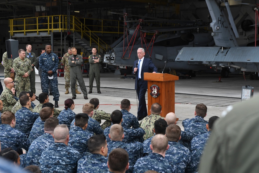 SECDEF visits Naval Station Mayport