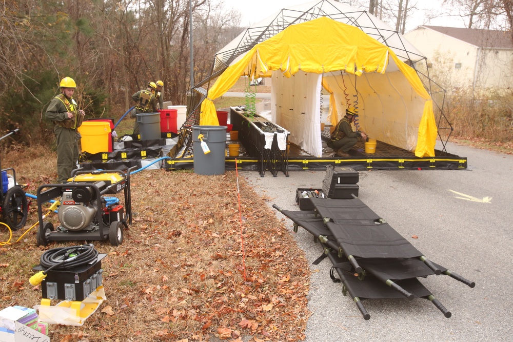 CBIRF Marines conduct realistic CBRNE response at headquarters building