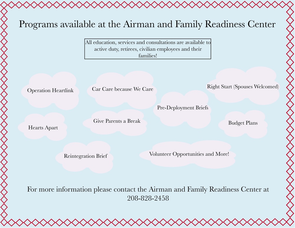 Programs available for deployed members' husband or wife