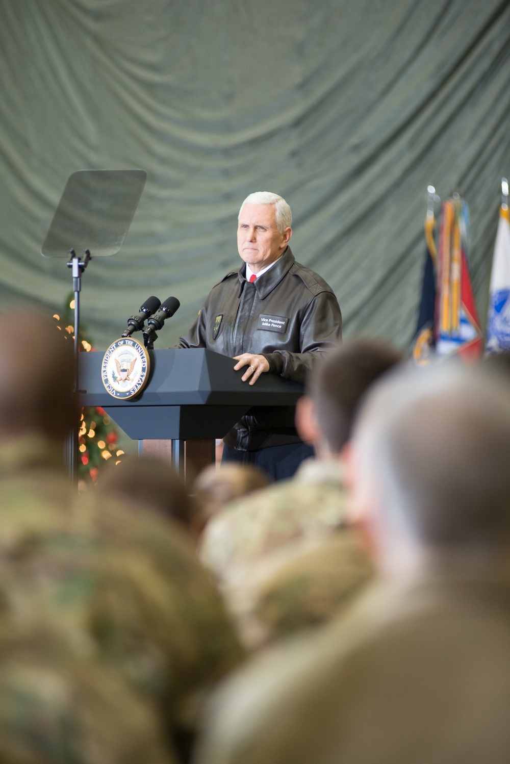 Vice President of the United States Mike Pence made a surprise visit to Bagram