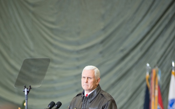 Vice President of the United States Mike Pence made a surprise visit to Bagram