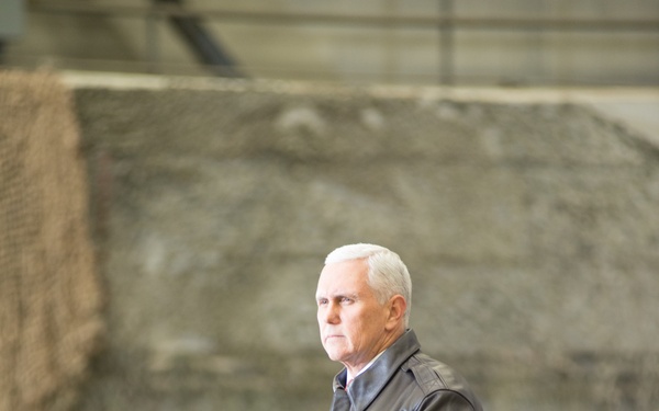 Vice President of the United States Mike Pence made a surprise visit to Bagram