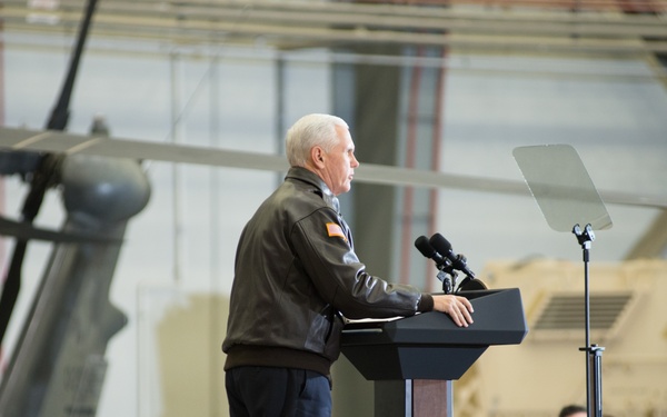 Vice President of the United States Mike Pence made a surprise visit to Bagram