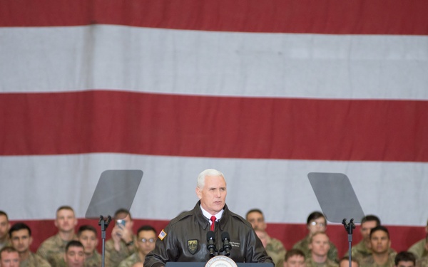 Vice President of the United States Mike Pence made a surprise visit to Bagram