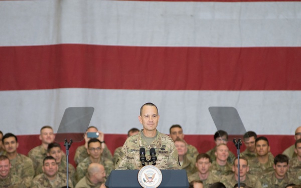 Vice President of the United States Mike Pence made a surprise visit to Bagram