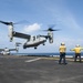 USS America aircraft lifts off from flight deck