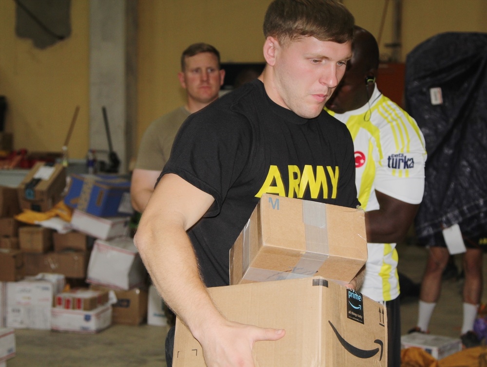Holiday Mail Arrives for Warriors in Cameroon