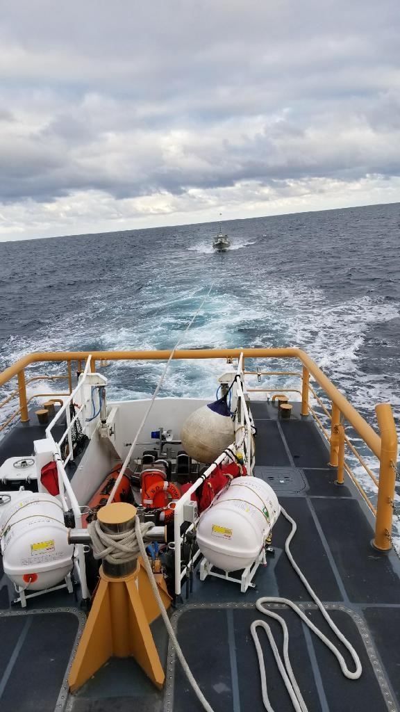 Coast Guard assists disabled fishing vessel 68 miles east of Fernandina Beach