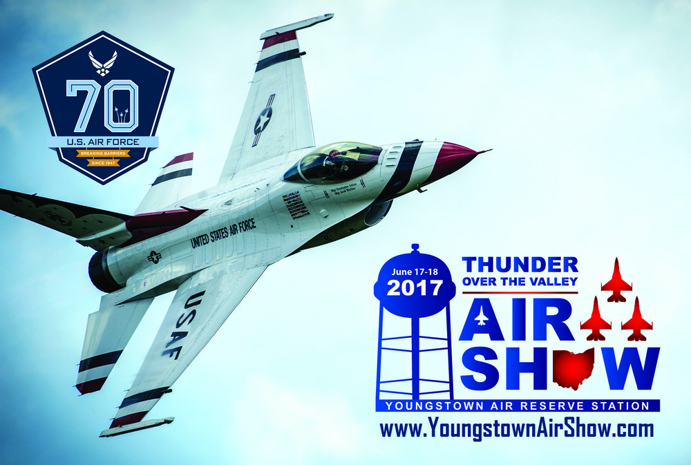 Thunder Over the Valley Social Media Postcard - Side 1/2