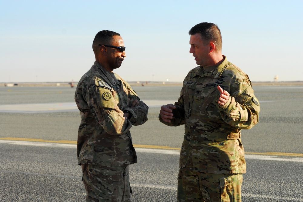 Army National Guard deputy director visits deployed Soldiers