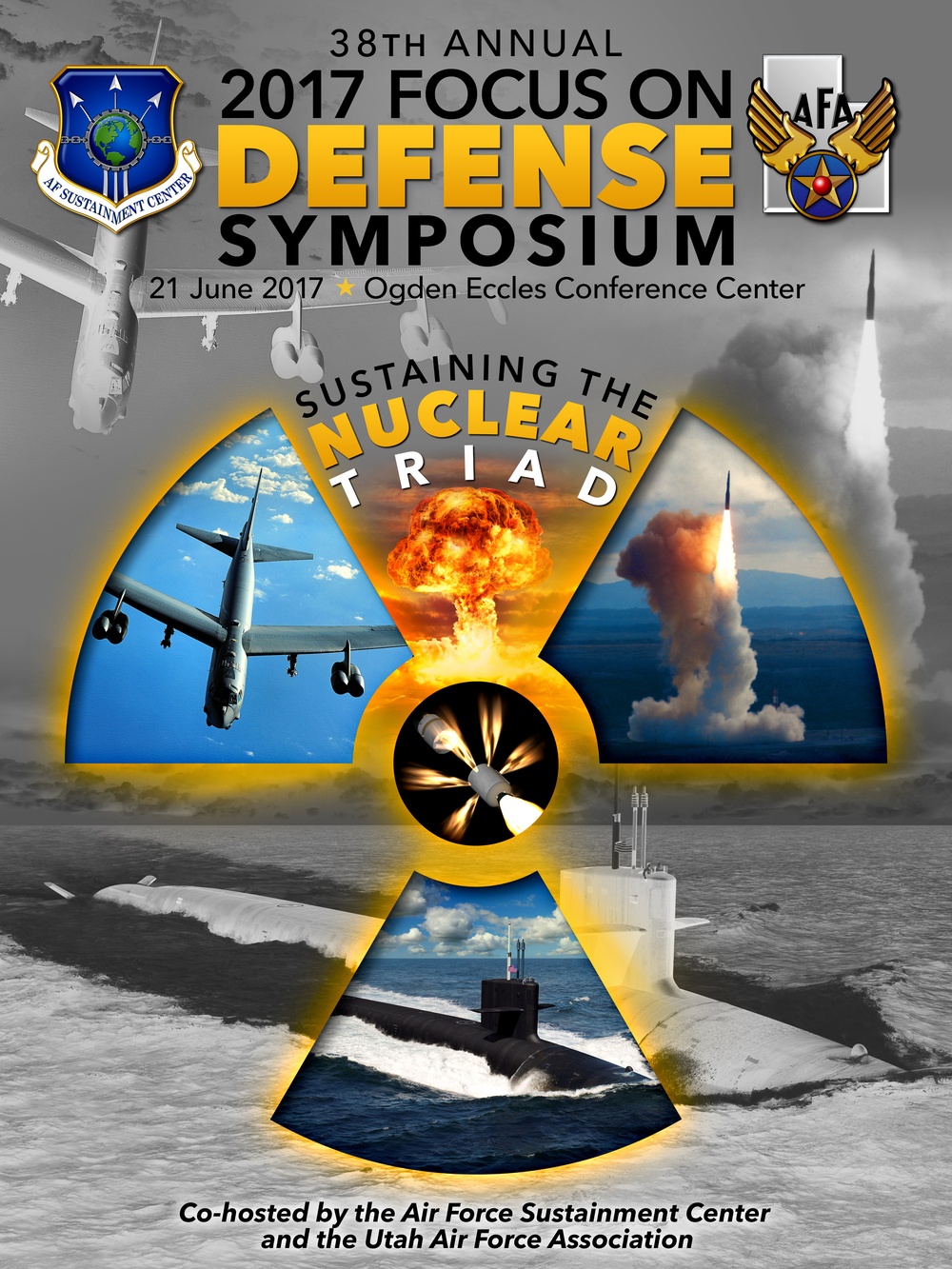 Focus on Defense Symposium program cover and poster