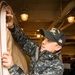 John C. Stennis Sailor Prepares a Hatch for Painting