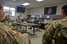 The 7th Special Forces Group (Airborne) welcomes back and learns from one of their best and brightest