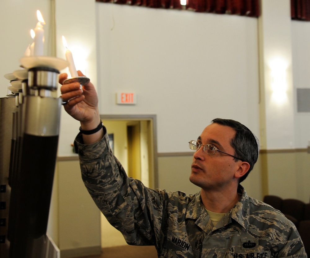 Menorah spreads light to Team Ellsworth