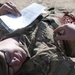 Soldier takes part in simulated MASCAL event