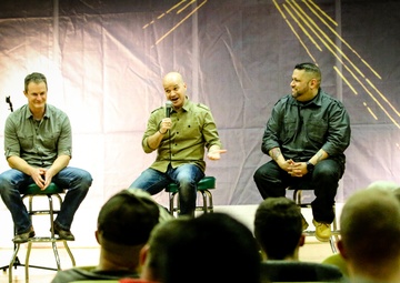 GIs of Comedy bring Laughter to Long Knife Squadron