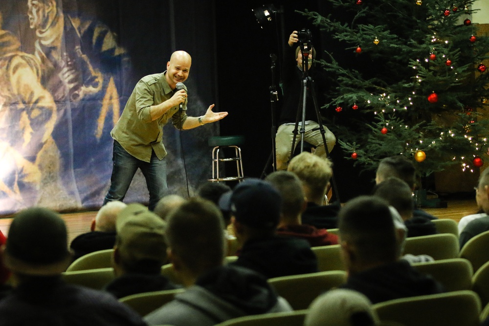GIs of Comedy bring Laughter to Long Knife Squadron