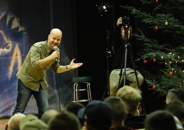 GIs of Comedy bring Laughter to Long Knife Squadron