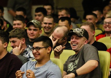 GIs of Comedy bring Laughter to Long Knife Squadron