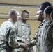 Sgt. Maj. of the Army gives coins