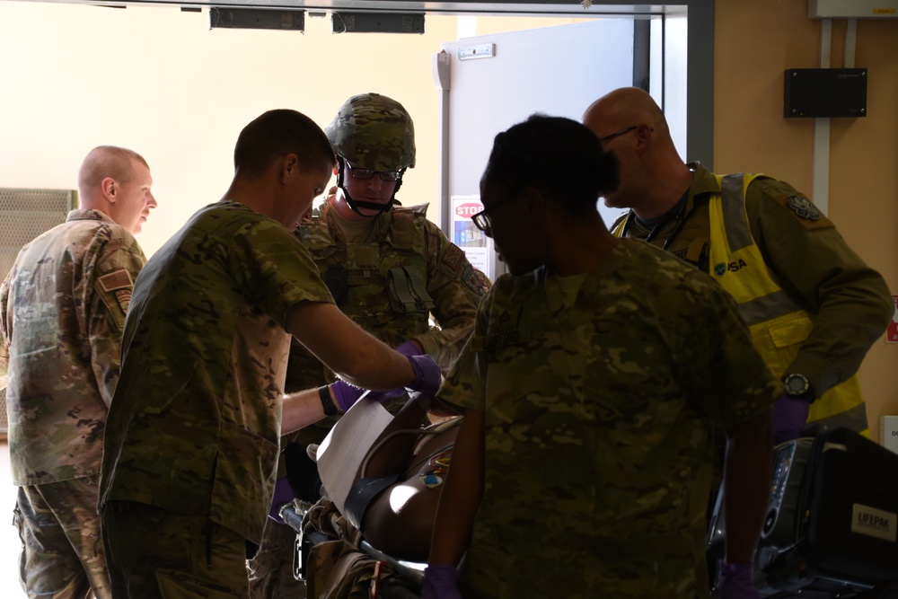 Task Force Marauder participates in mass casualty exercise