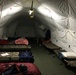 Inside of tent sleeping quarters during Maria response