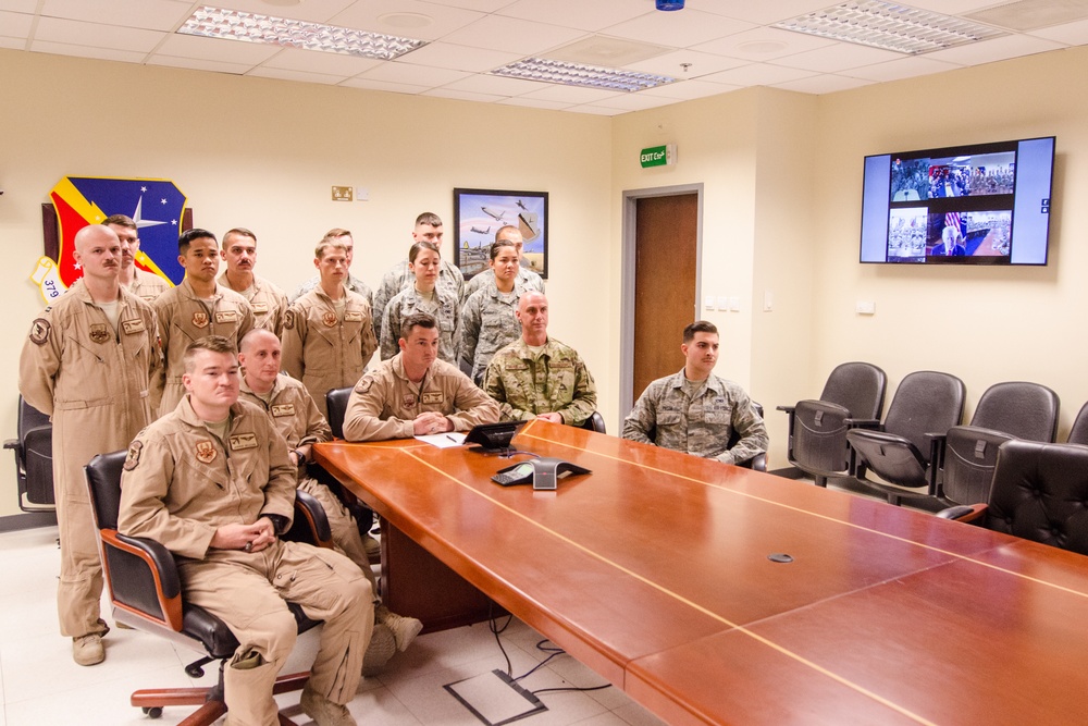 President Trump wishes Airmen a Merry Christmas