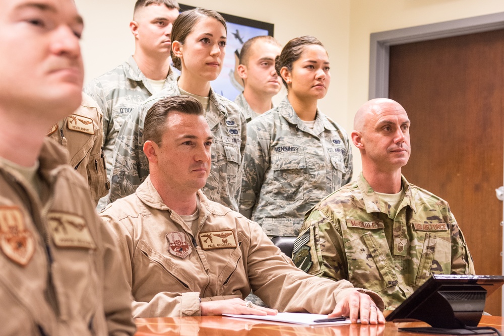 President Trump wishes Airmen a Merry Christmas