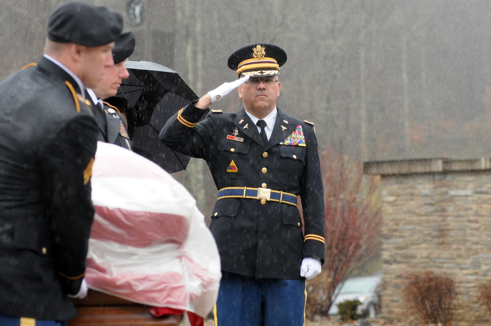Brig. Gen. Jack Yeager was lay to rest Friday