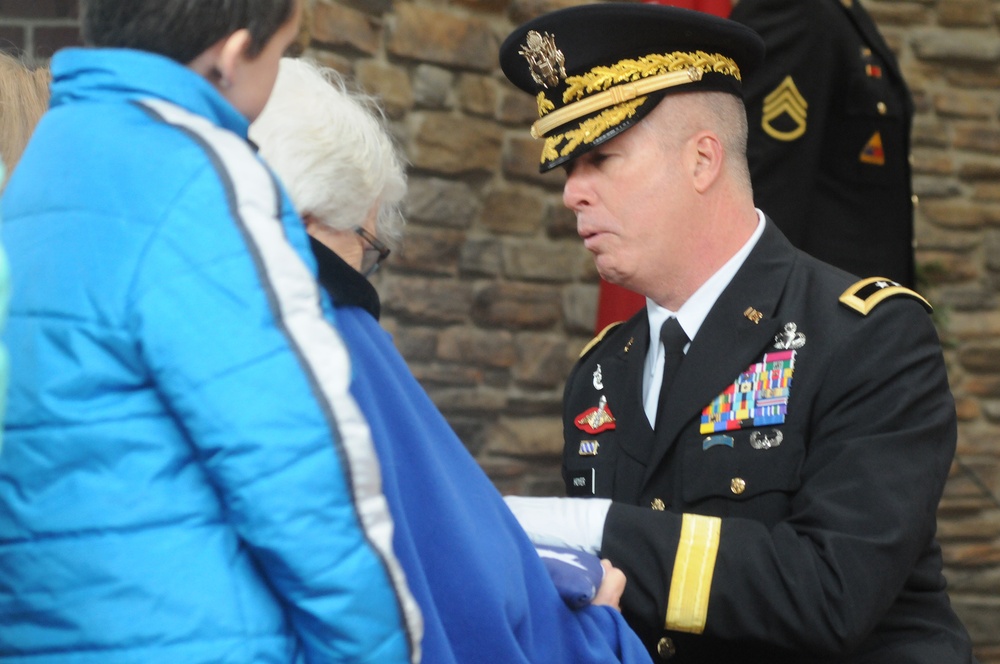 Brig. Gen. Jack Yeager was lay to rest Friday