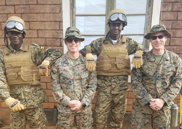 15th MEU Marines, Sailors assist Ugandan Battle Group 24 with pre-deployment training