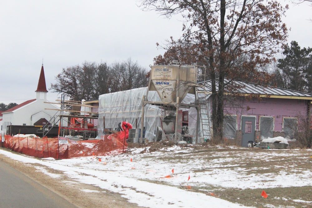 Construction on new Fort McCoy CYS admin, storage building continues