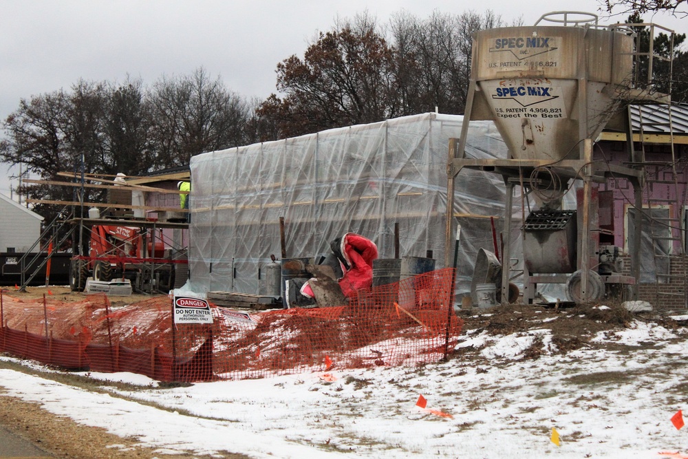 Construction on new Fort McCoy CYS admin, storage building continues