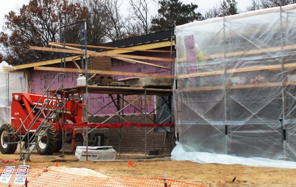 Construction on new Fort McCoy CYS admin, storage building continues