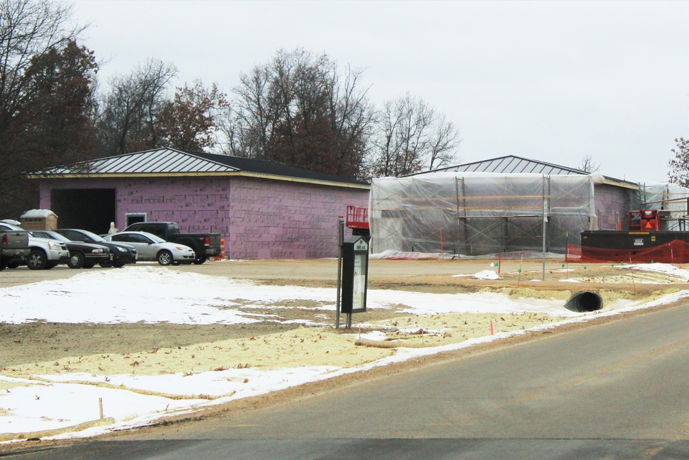 Construction on new Fort McCoy CYS admin, storage building continues